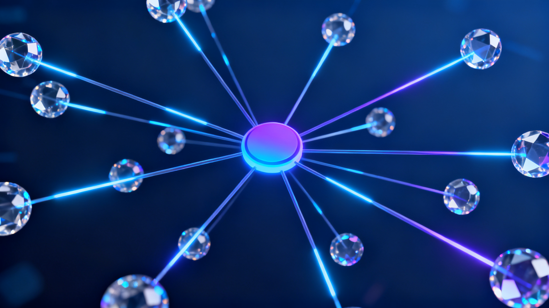 ai网络图 中心辐射式